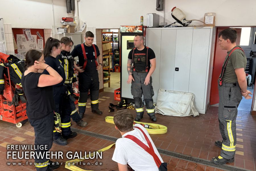 Ausbildung mit der Feuerwehr Mittenwalde